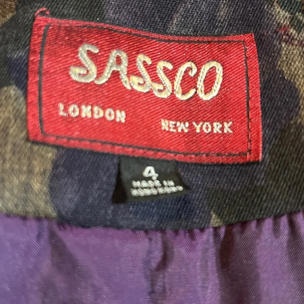 Vintage Sassco pencil skirt and blazer suit size 4 - Picture 6 of 7